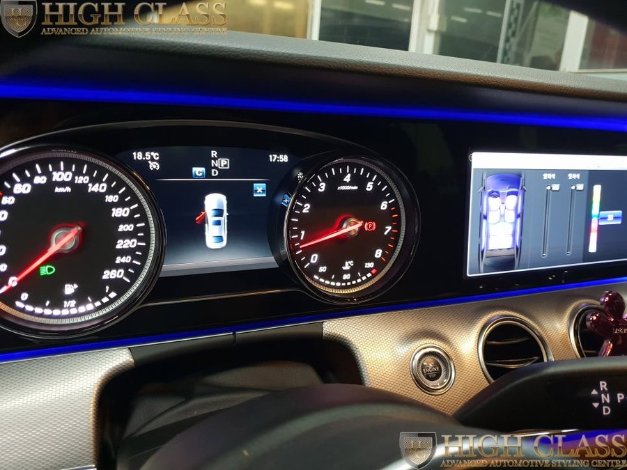 벤츠 W213 E300 아날로그 계기판 엠비언트 라이트