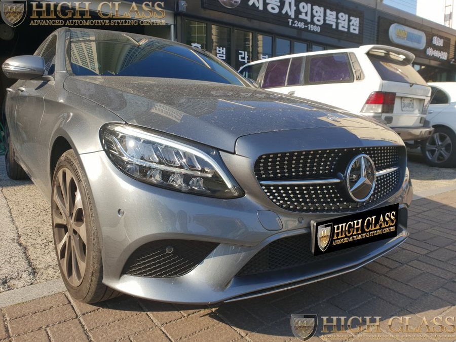 19년 신형 페이스리프트 벤츠 C클래스 블랙 다이아몬드 그릴