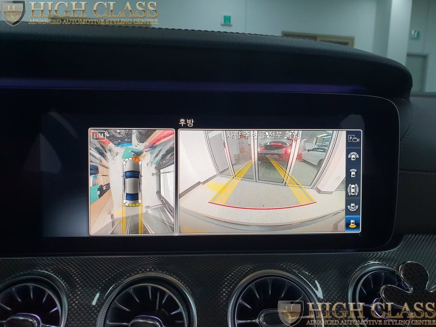 벤츠 CLS 300d 순정 360도 어라운드뷰 주차걱정 없어요