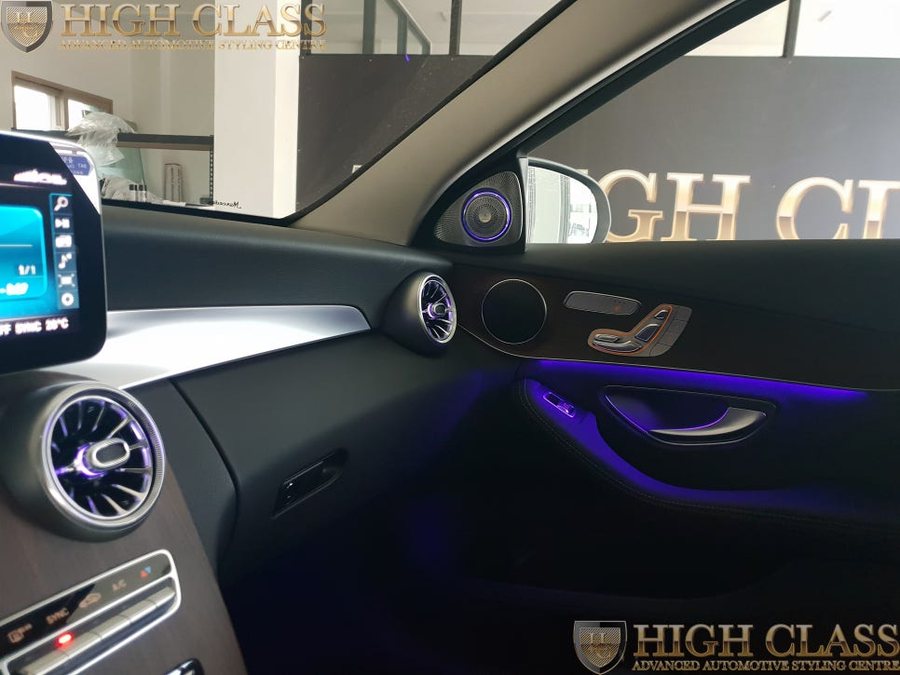 벤츠 C클래스 C220d 국산 전동트위터 송풍구 엠비언트 부메스터를 향해서