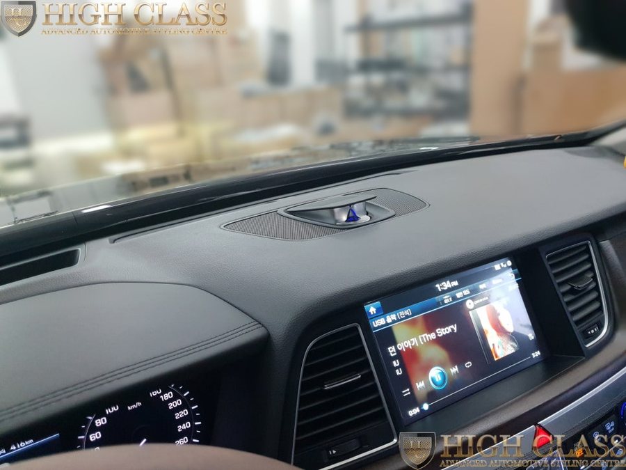 제네시스 G80 전동 센터스피커 순정에서는 느낄 수 없는 음질