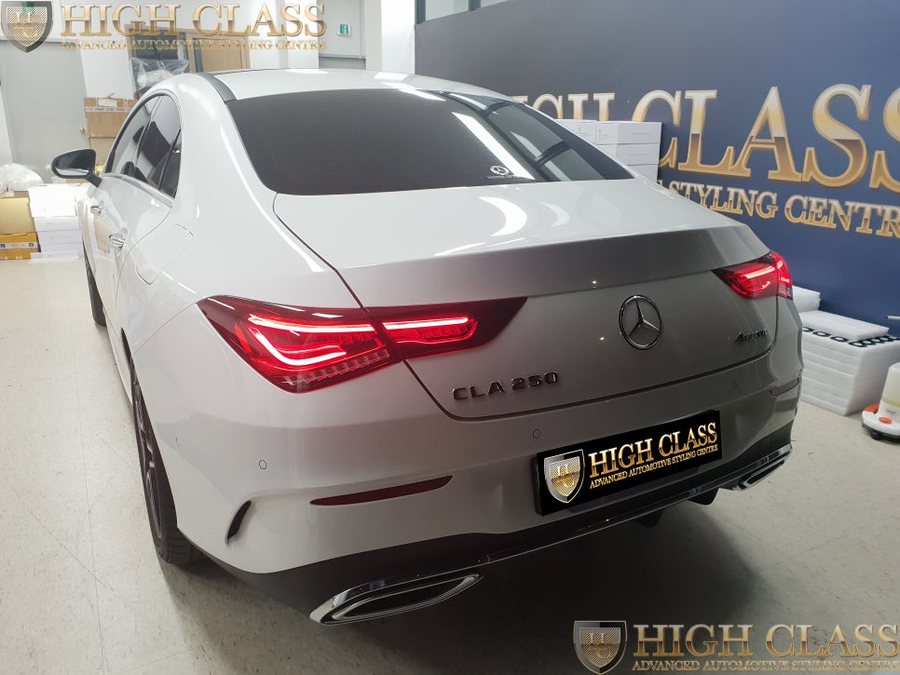신형 벤츠 CLA 리어송풍구 엠비언트