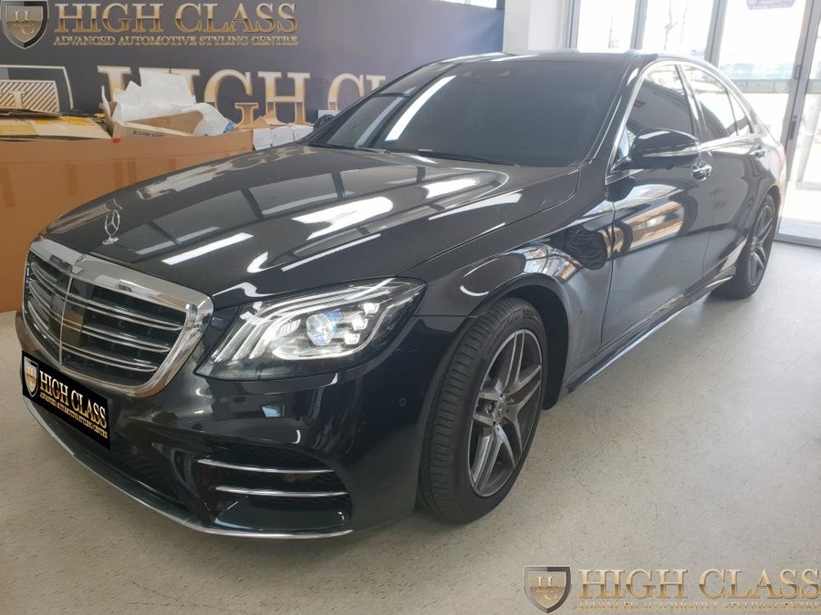 신형 벤츠 S클래스 S350d 부메스터 전동트위터 및 미드레인지 커버