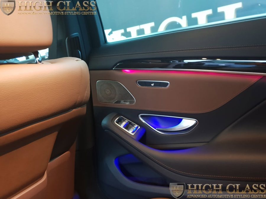 신형 벤츠 S클래스 S350d 부메스터 전동트위터 및 미드레인지 커버