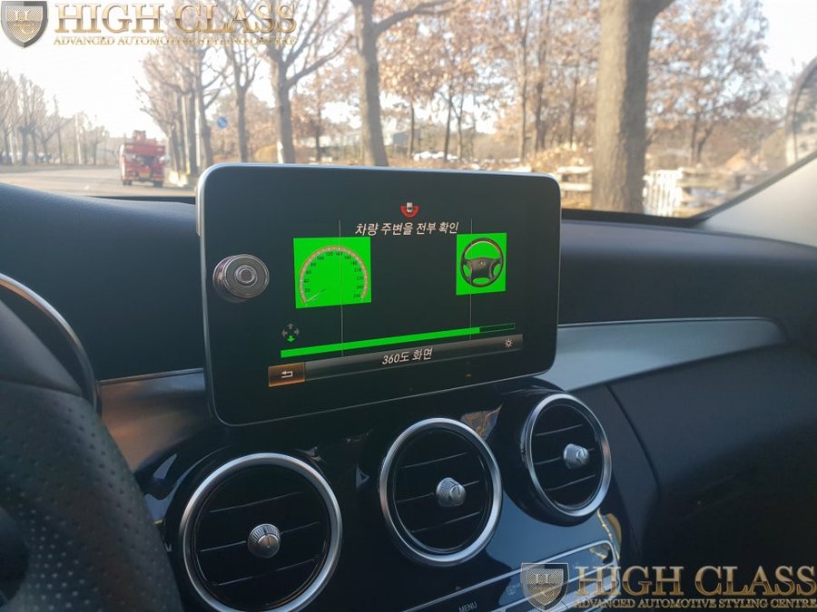 벤츠 C클래스 C220d 순정 360도 어라운드뷰 옵션추가