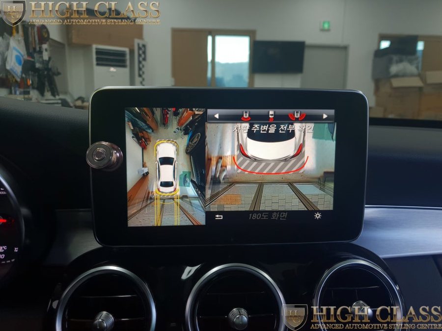 벤츠 C클래스 C220d 순정 360도 어라운드뷰 옵션추가
