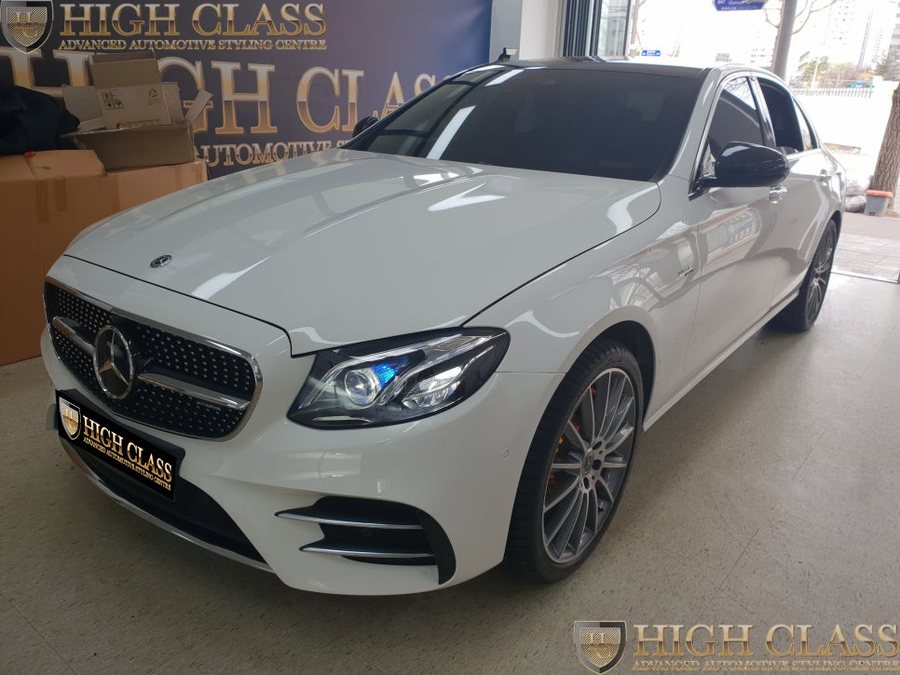 벤츠 E클래스 E53 AMG 순정스위치 통풍시트 작업