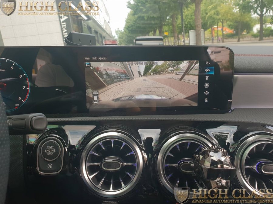 벤츠 CLA 실생활 순정 옵션 어라운드뷰 세로그릴 장착