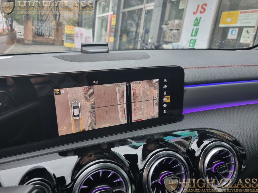벤츠 CLA 순정 360도 어라운드뷰 찾아볼수 없는 사각지대