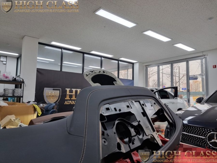 벤츠 E클래스 페리 순정 이오나이저 에어밸런스 R버튼 보조베터리 장착