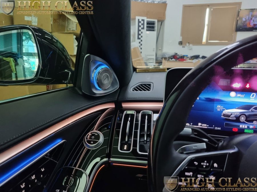 벤츠 S580 마이바흐 순정 4D 부메스터 스피커 튜닝