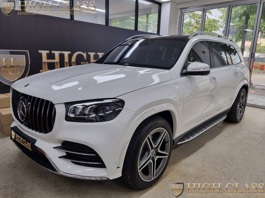 벤츠 GLS 400d - 부메스터 트위터, 미드레인지 엠비언트, 와이드 미러
