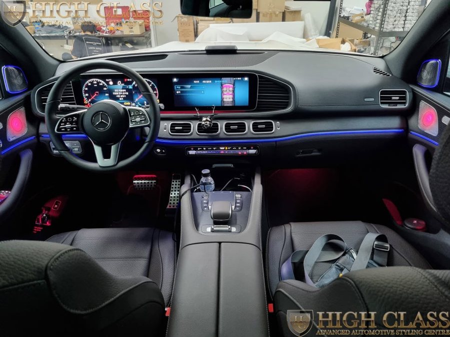 벤츠 GLS 400d - 부메스터 트위터, 미드레인지 엠비언트, 와이드 미러