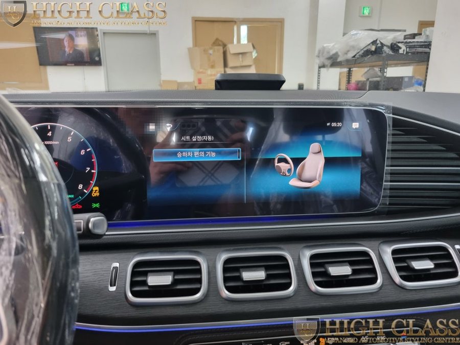 벤츠 GLE 450 메모리시트 버튼 생략된 신차옵션