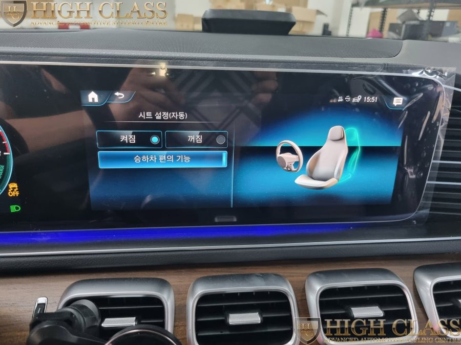 벤츠 GLE 메모리시트 / R버튼 / 부메스터 트위터 엠비언트 / 광각미러 풀 옵션