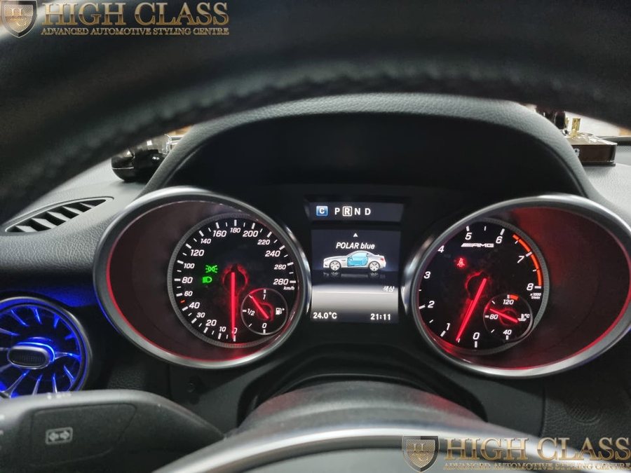 벤츠 SLC 43 AMG 세로그릴 송풍구 + 12색 엠비언트 업그레이드