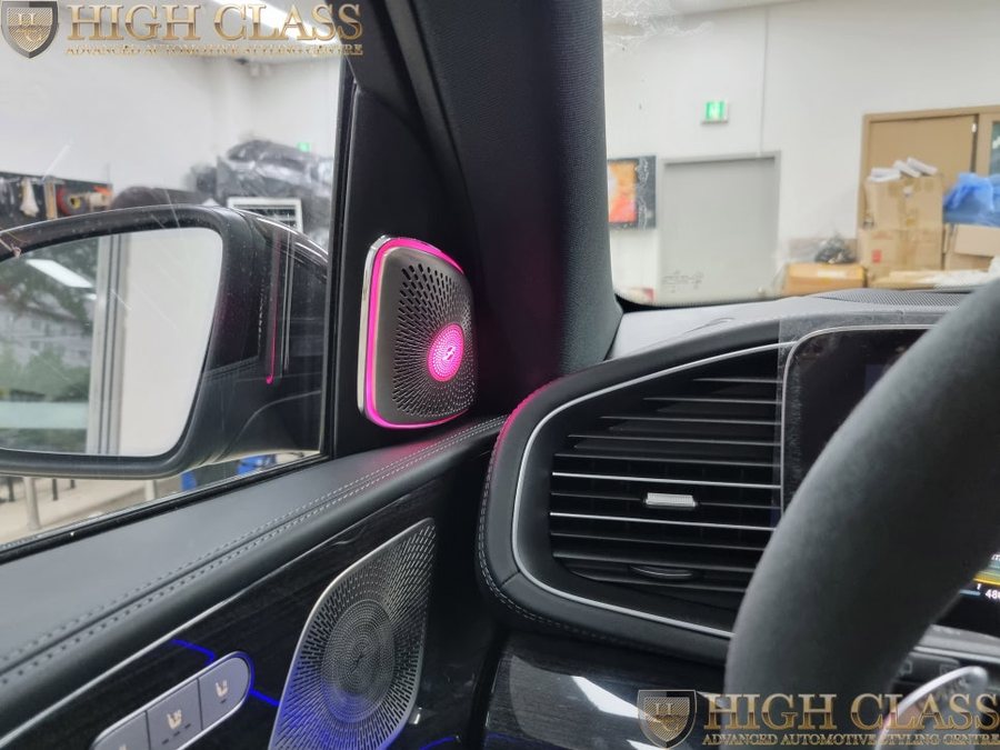 벤츠 GLE 53 AMG 통풍시트 + 트위터 엠비언트 + 미드레인지 부메스터 커버 + 반자율주행확장 코딩