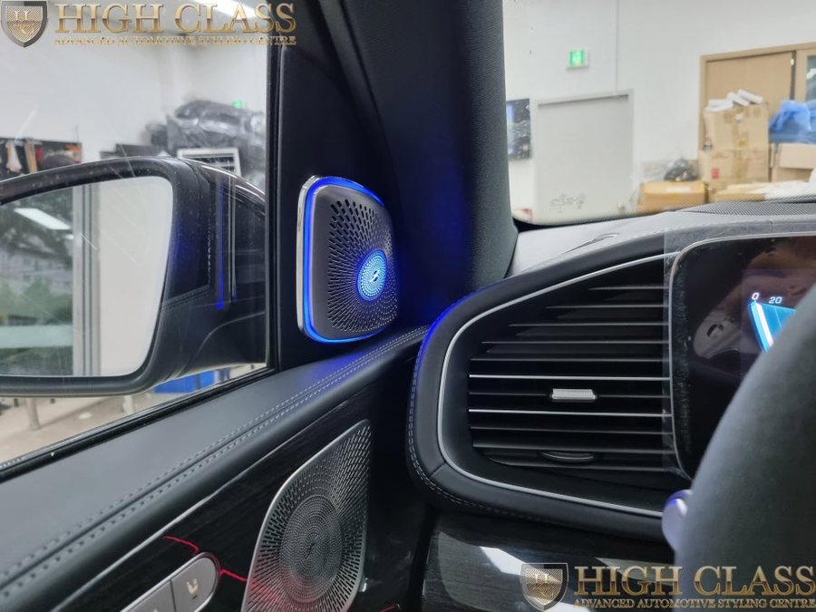 벤츠 GLE 53 AMG 통풍시트 + 트위터 엠비언트 + 미드레인지 부메스터 커버 + 반자율주행확장 코딩