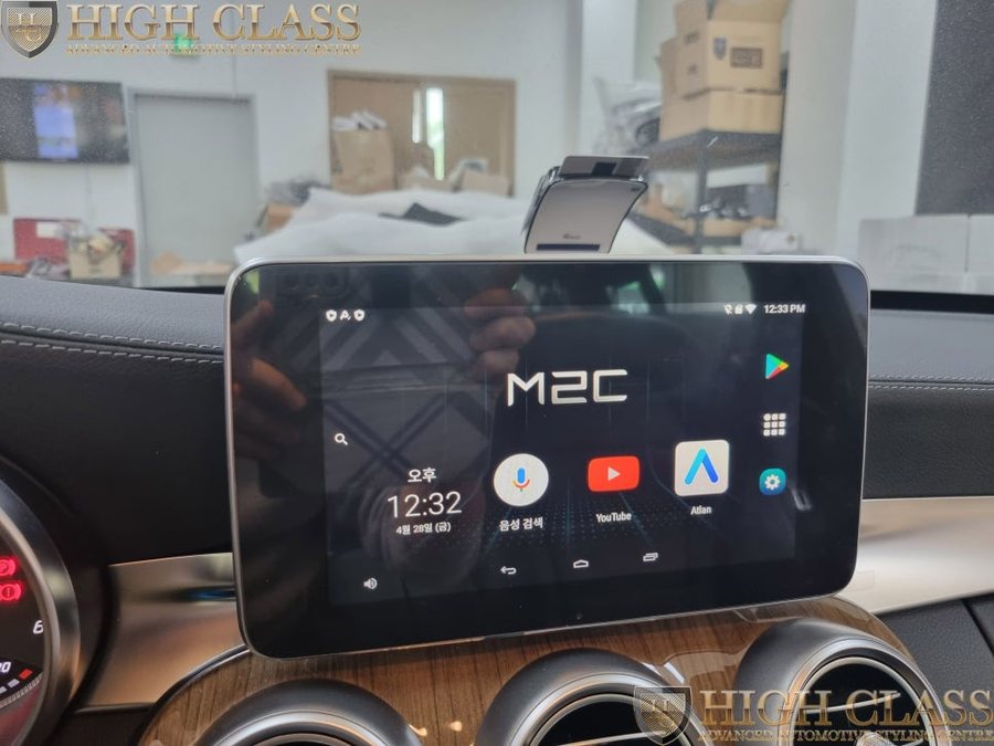 벤츠 C클래스 순정 모니터 활용 M2C 200A PLUS
