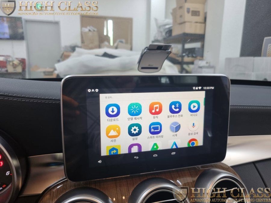 벤츠 C클래스 순정 모니터 활용 M2C 200A PLUS