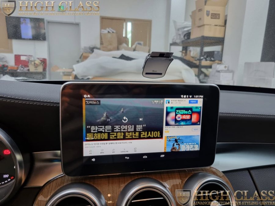 벤츠 C클래스 순정 모니터 활용 M2C 200A PLUS