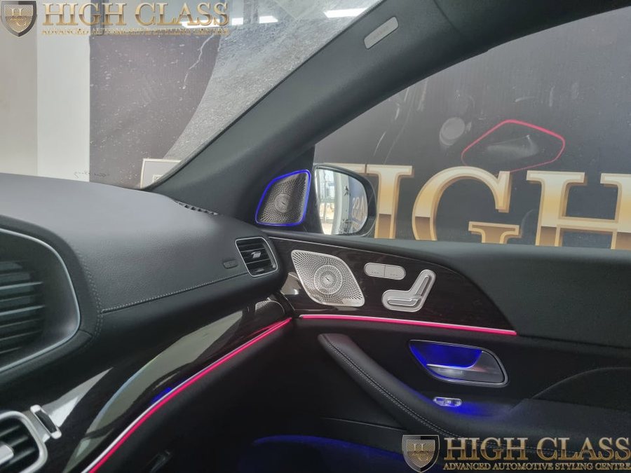 벤츠 GLE 400d 22년식 메모리시트, R버튼, 부메스터 트위터 엠비언트, 반자율 주행확장코딩