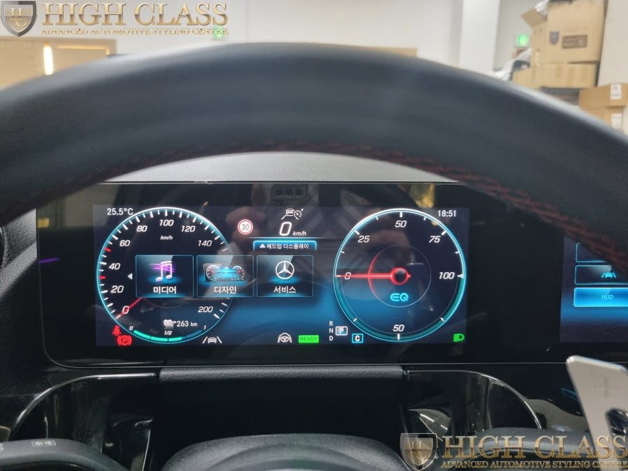벤츠 EQA 250 HUD 헤드업 디스플레이 순정 옵션 업그레이드