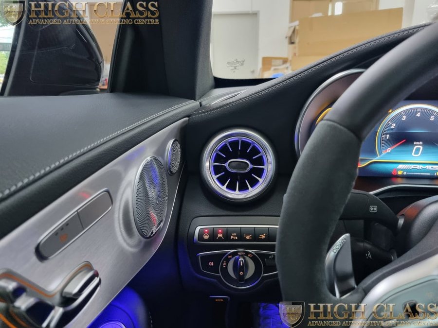 벤츠 C클래스 C63 AMG 송풍구 엠비언트 기본적인 튜닝