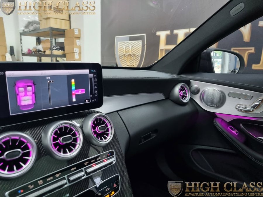 벤츠 C클래스 C63 AMG 송풍구 엠비언트 기본적인 튜닝
