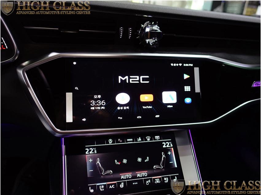 아우디 A7 (c8) 안드로이드 네비 M2C 200A 편의기능 업그레이드