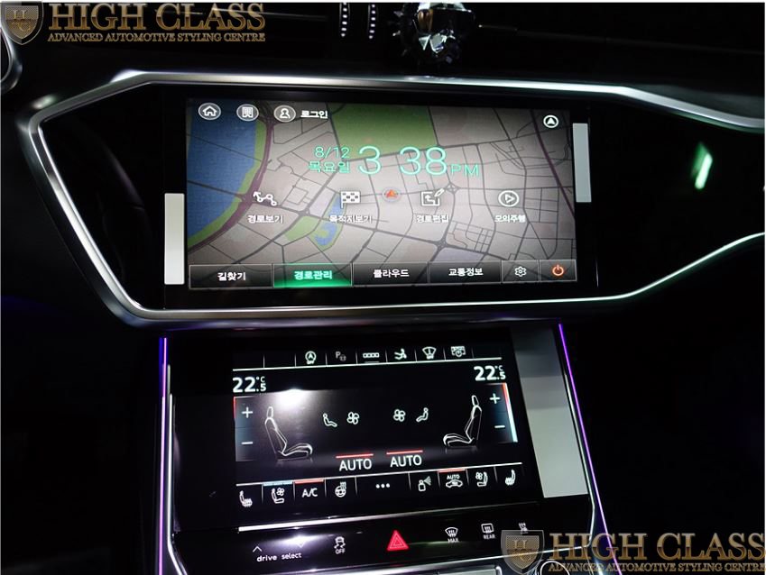 아우디 A7 (c8) 안드로이드 네비 M2C 200A 편의기능 업그레이드