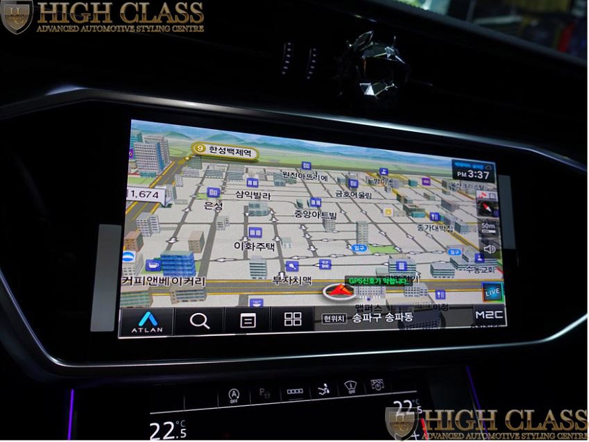 아우디 A7 (c8) 안드로이드 네비 M2C 200A 편의기능 업그레이드