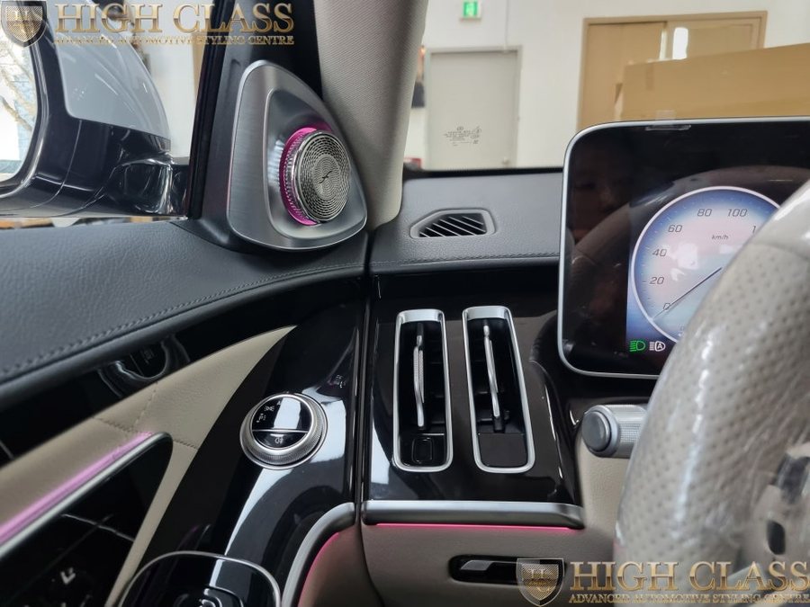벤츠 S클래스 W223 디지털 레인 라이트, 멀티컬러 추가, AMG 계기판, 테일램프코딩 + 부메스터 작업