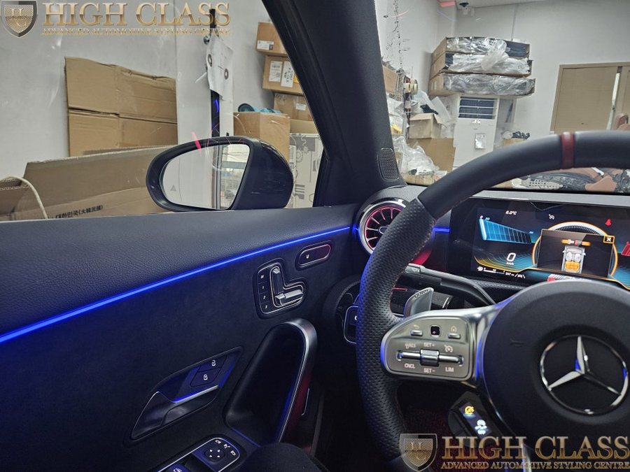 벤츠 A35 AMG 도어 라인 엠비언트 도어트림 없어도 구축 가능!!