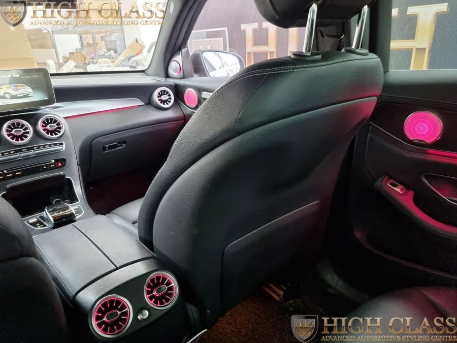 벤츠 GLC 220d 64색 구축, 전동트위터, 송풍구,대시보드, 미드레인지 엠비언트