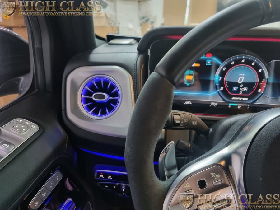 벤츠 G63 AMG 송풍구 엠비언트 + 에어터치 시공 커맨드 터치 가능!!