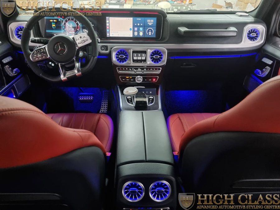 벤츠 G63 AMG 송풍구 엠비언트 + 에어터치 시공 커맨드 터치 가능!!
