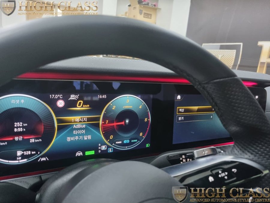 벤츠 CLS 300d 에 빠진 어라운드뷰, 2열 송풍구, 상단계기판 엠비언트, R버튼, 하이빔 어시스트 코딩