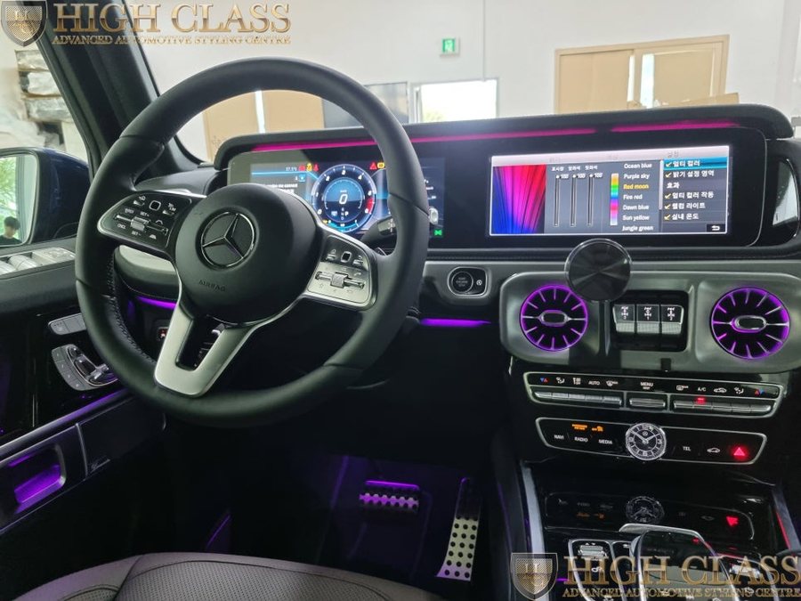 24년 벤츠 G400d 송풍구 엠비언트 순정 엠비언트가 장착되면 더 좋죠!!