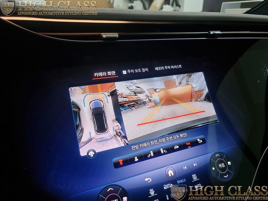 벤츠 EQE 500 전방 카메라 손상 순정 카메라로 1:1 교체