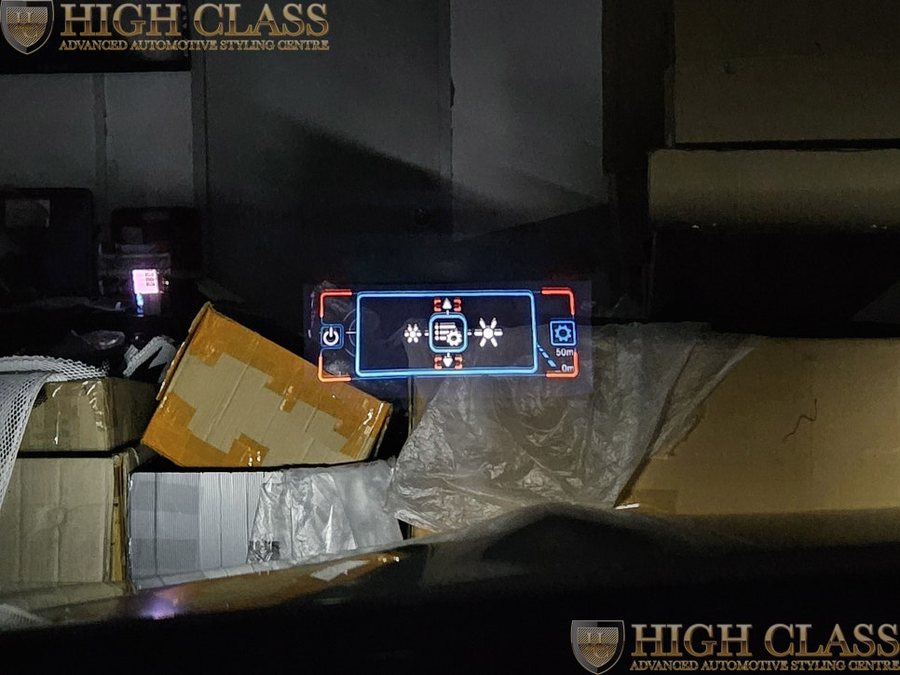 벤츠 CLA 정품 헤드업 디스플레이 옐로 컬러 안전벨트 교체작업