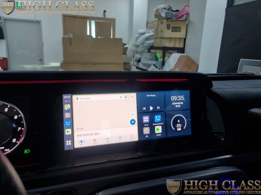 벤츠 G바겐 G63 송풍구 엠비언트, 고질병 커맨트 터치 해결