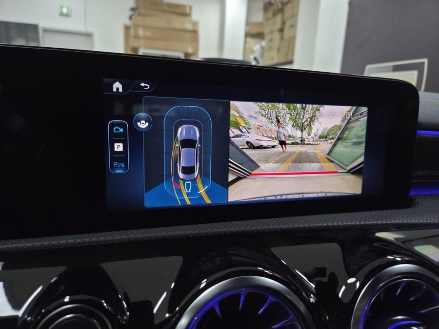 벤츠 CLA 45 AMG 전동트렁크 어라운드 뷰 활용