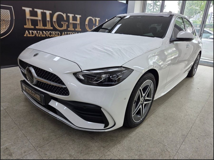 벤츠 C클래스 W206 C200 2열 열선시트 시공, 뒷좟석까지 따뜻하게